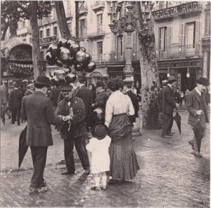 Barcelona. Canaletas 1910