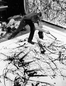 El pintor Jackson Pollock